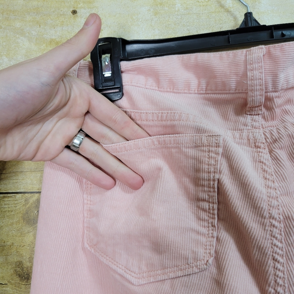 J. Crew Stretch Light Pink Corduroy Straight Leg - Picture 5 of 6